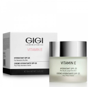 Крем-зволожувач Для Нормальної та Сухої Шкіри SPF-20 Vitamin E Moisturizer for Normal to Dry Skin GIGI 7171_180929539 фото