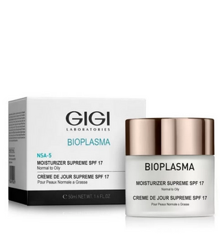 Зволожуючий Крем Для Нормальної та Жирної Шкіри Bioplasma Moisturizer Supreme SPF-17 GIGI 8832_180929539 фото